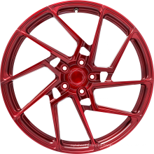 personalizar el automóvil 6061T6 ALUMINUM ALUMINUM REDIAS FORTAS FORMAS 5X112 5X114.3 Vino tinto